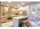 Modern kitchen with marble countertops and stainless steel appliances at 2454 Field Way, Brookhaven, GA 30319