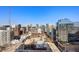 Panoramic city skyline view from high floor at 860 Peachtree Ne St # 2507, Atlanta, GA 30308