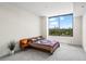 Spacious bedroom with hardwood floors and city views at 270 17Th Nw St # 809, Atlanta, GA 30363