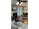 Spacious living room with fireplace and hardwood floors at 6977 Gallant Se Cir # 8, Mableton, GA 30126