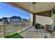 Outdoor balcony with patio furniture and a view at 3950 Oxford Park Ln, Cumming, GA 30040