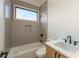 Modern bathroom with a bathtub, sink, and toilet at 816 Berne St # 3, Atlanta, GA 30316