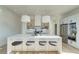 Bright kitchen featuring a large island with seating and contemporary cabinetry at 816 Berne St # 3, Atlanta, GA 30316