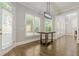 Breakfast nook with built-in table and access to backyard at 630 Darlington Commons Ne Ct, Atlanta, GA 30305
