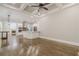 Modern kitchen with island and breakfast area view at 630 Darlington Commons Ne Ct, Atlanta, GA 30305