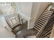 Impressive staircase with dark wood and iron railings at 630 Darlington Commons Ne Ct, Atlanta, GA 30305