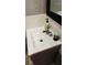 Close-up of a bathroom sink with a decorative faucet and Baby Yoda soap dispenser at 345 Lexington Dr, Lawrenceville, GA 30046