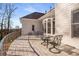 Large deck with curved railing and wooded views at 2760 Veltre Sw Ter, Atlanta, GA 30311