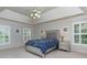 Spacious Primary bedroom with neutral walls and large windows at 3799 Halisport Nw Ln, Kennesaw, GA 30152