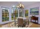 Bright breakfast nook with a view and seating for four at 3799 Halisport Nw Ln, Kennesaw, GA 30152