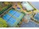 Two well maintained tennis courts at 3799 Halisport Nw Ln, Kennesaw, GA 30152