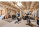 Unfinished basement with gym equipment at 4016 Matty Ne Dr, Marietta, GA 30066