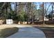 Backyard view with storage shed and wooden fence at 2185 Fairfield St, Smyrna, GA 30080