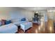 Spacious living room featuring a light grey sectional sofa and hardwood floors at 5400 Roswell Rd # P2, Atlanta, GA 30342