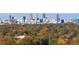 Autumn aerial view of the city skyline at 628 Robinson Se Ave # B, Atlanta, GA 30312