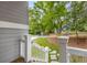 Charming front yard with stone pathway and mature trees at 628 Robinson Se Ave # B, Atlanta, GA 30312