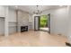 Living area with fireplace and hardwood floors at 628 Robinson Se Ave # B, Atlanta, GA 30312