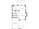 Main level floor plan showing kitchen, living room, dining area, and screened porch at 2605 Poplar Ln, Cumming, GA 30041