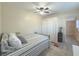 Basement bedroom with full bed and closet at 8791 Daerwater Dr, Winston, GA 30187
