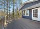 Spacious deck overlooks wooded backyard at 8791 Daerwater Dr, Winston, GA 30187
