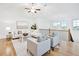 Bright living room with hardwood floors and comfy seating at 1060 Windy Elm Dr, Smyrna, GA 30082