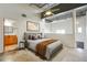 Bright bedroom featuring a lofted ceiling and ensuite bathroom at 195 Arizona Ne Ave # 158, Atlanta, GA 30307