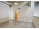 A loft bedroom features an open ceiling and a small doorway at 195 Arizona Ne Ave # 158, Atlanta, GA 30307