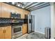 A modern kitchen featuring stainless steel appliances and cabinets at 195 Arizona Ne Ave # 158, Atlanta, GA 30307