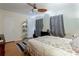 Spacious bedroom with ceiling fan, hardwood floors, and good closet space at 510 Coventry Rd # 19A, Decatur, GA 30030