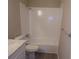 Clean bathroom with a tub and shower at 2482 Northlake Ct, Atlanta, GA 30345