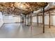 Unfinished basement with high ceilings and ample storage space at 2792 Plantation Dr, Atlanta, GA 30344
