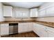 Modern kitchen featuring granite countertops and white cabinets at 2792 Plantation Dr, Atlanta, GA 30344