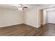 Living room with vinyl flooring and access to entryway at 2792 Plantation Dr, Atlanta, GA 30344