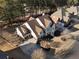 Captivating aerial view showcasing a beautiful home with a well-kept lawn and elegant landscaping at 183 Applewood Ln, Acworth, GA 30101