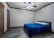 Bedroom featuring laminate floors, ceiling fan and neutral colored walls at 183 Applewood Ln, Acworth, GA 30101