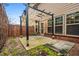 Private backyard patio with pergola and lighting at 262 Senna St, Marietta, GA 30064