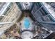 Bird's-eye view of a resort-style pool between two towers at 44 Peachtree Ne Pl # 1128, Atlanta, GA 30309