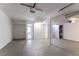 Unfinished basement with open space, separate rooms, and garage access at 530 Balfour Dr, Decatur, GA 30032