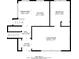 Main floor plan with living room, kitchen and bedroom at 530 Balfour Dr, Decatur, GA 30032