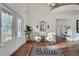 Inviting foyer features a decorative mirror and bench at 3204 Woodrow Ne Way, Atlanta, GA 30319