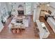 Open floor plan with kitchen island and Gathering room at 3204 Woodrow Ne Way, Atlanta, GA 30319