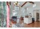 Open floor plan with views of the living room, dining room, and kitchen at 3204 Woodrow Ne Way, Atlanta, GA 30319