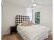 Spacious bedroom with a queen bed and black and white decor at 64 Whitlock Sq, Marietta, GA 30064