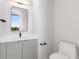 Modern bathroom with floating vanity and toilet at 105 Georgia Se Ave # 5, Atlanta, GA 30312
