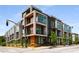 Contemporary three-story building with modern architectural design, and large windows, located on a corner lot at 105 Georgia Se Ave # 5, Atlanta, GA 30312