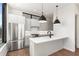 Modern kitchen with island and stainless steel appliances at 105 Georgia Se Ave # 5, Atlanta, GA 30312