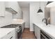 Modern kitchen with stainless steel appliances and white cabinets at 105 Georgia Se Ave # 5, Atlanta, GA 30312