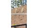 Landscaped backyard with pine straw and a partially visible fence at 37 Willow Green Trce, Dallas, GA 30157