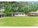 Recently renovated ranch home with white brick exterior, new landscaping, and a fenced yard at 2253 Bonnybrook Sw Way, Atlanta, GA 30311