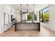 Spacious kitchen with large island and modern pendant lighting at 192 East Lake Se Ter, Atlanta, GA 30317